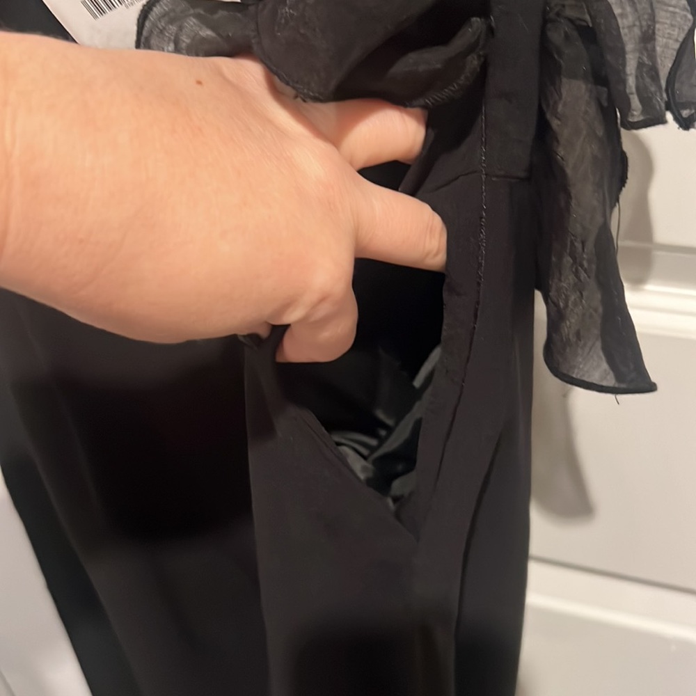 Zara Ruffle One-Shoulder Jumpsuit - Picture 5 of 6